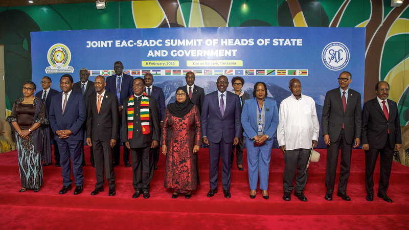 Les dirigeants africains appellent à un cessez-le-feu immédiat dans l’est de la RDC Les dirigeants africains appellent à un cessez-le-feu immédiat dans l'est de la RDC