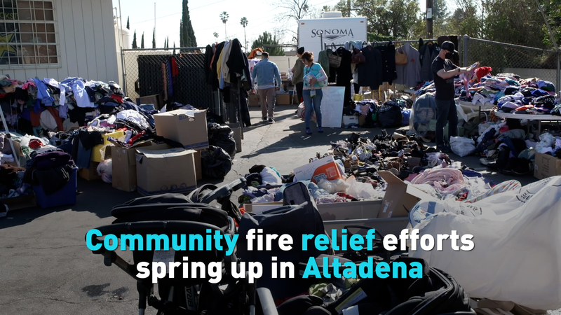 La communauté d’Altadena se relève après l’incendie d’Eaton La communauté d'Altadena se relève après l'incendie d'Eaton video poster