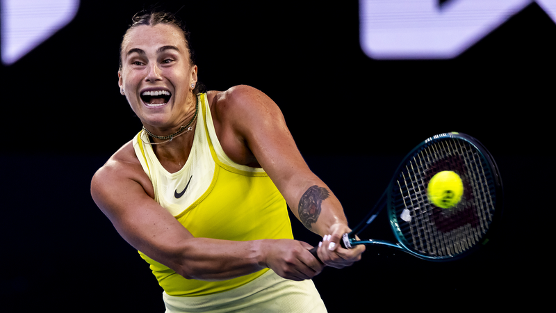 Sabalenka avance dans sa quête de triplé à l'Open d'Australie