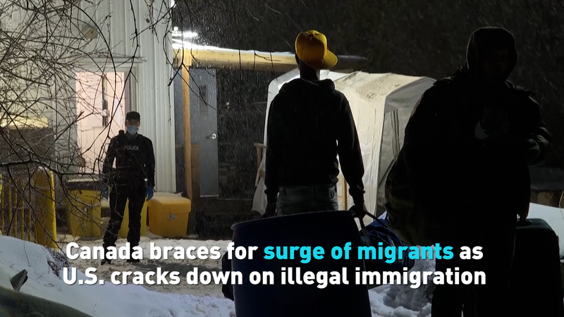 Le Canada se prépare à une vague de migrants face à la répression de l’immigration aux États-Unis Le Canada se prépare à une vague de migrants face à la répression de l'immigration aux États-Unis video poster