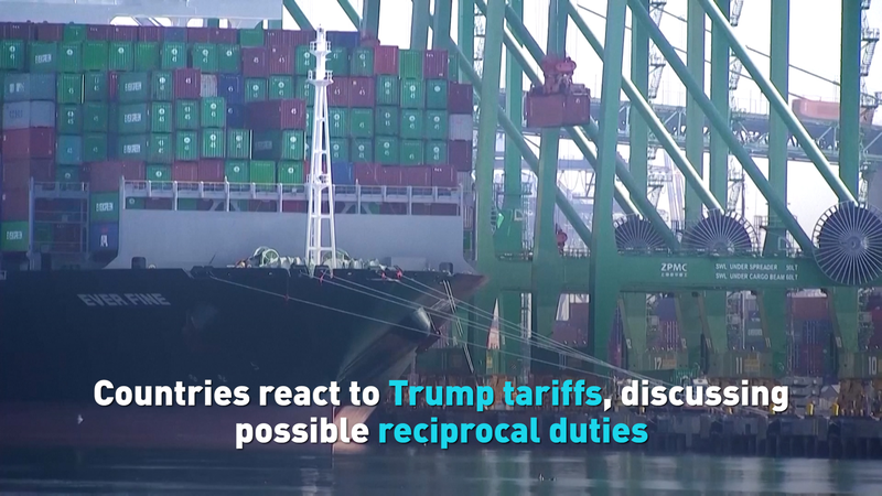 Les pays se préparent à réagir alors que les tarifs de Trump frappent l’acier et l’aluminium Les pays se préparent à réagir alors que les tarifs de Trump frappent l'acier et l'aluminium video poster