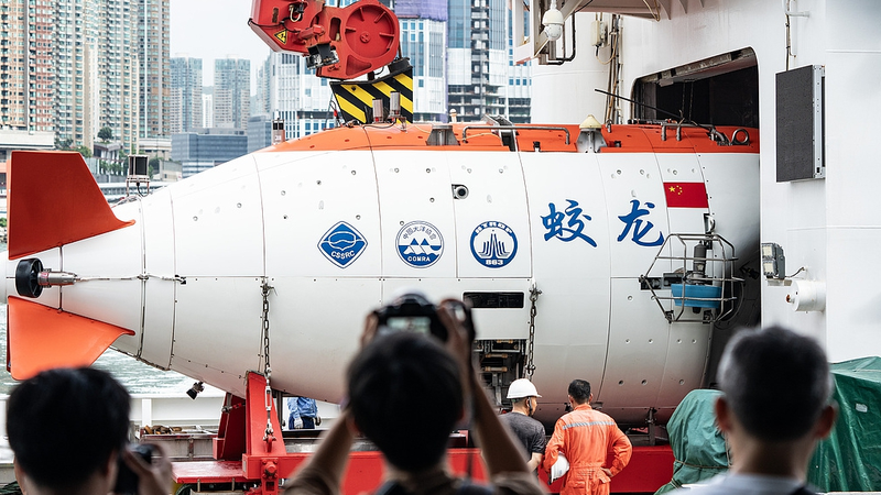 Sous-marin Jiaolong amélioré prêt pour des missions en haute mer Sous-marin Jiaolong amélioré prêt pour des missions en haute mer
