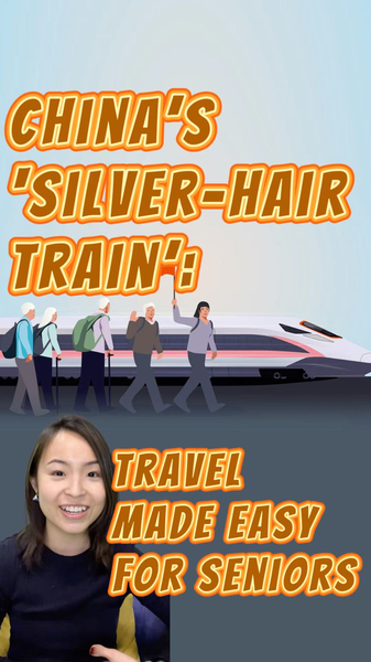Le train cheveux argentés en Chine : Révolutionner les voyages pour seniors Le train cheveux argentés en Chine : Révolutionner les voyages pour seniors video poster