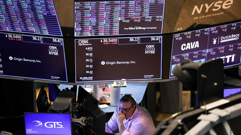 Les droits de douane secouent le marché américain : 4 T$ perdus, les investisseurs sur le qui-vive
