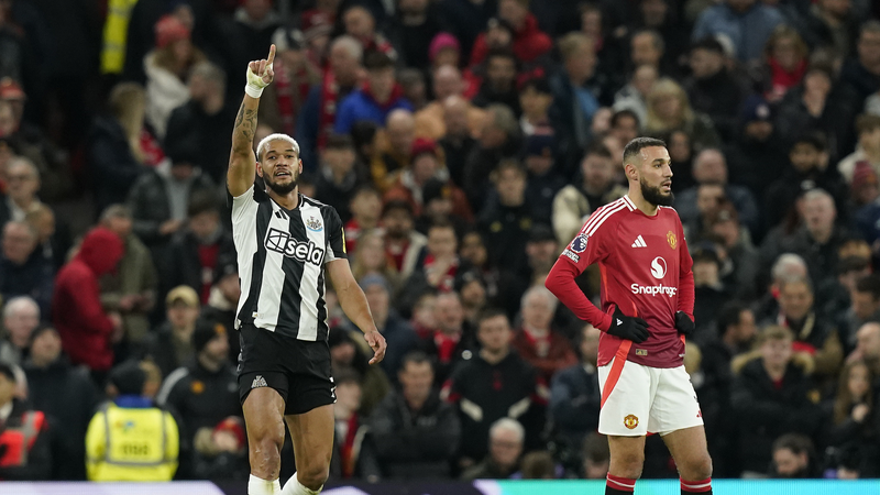 Newcastle choque Manchester United avec 2-0 à Old Trafford Newcastle choque Manchester United avec 2-0 à Old Trafford