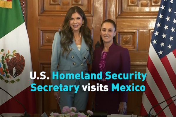 Le chef de la sécurité intérieure des États-Unis conclut une tournée en Amérique latine au Mexique Le chef de la sécurité intérieure des États-Unis conclut une tournée en Amérique latine au Mexique video poster