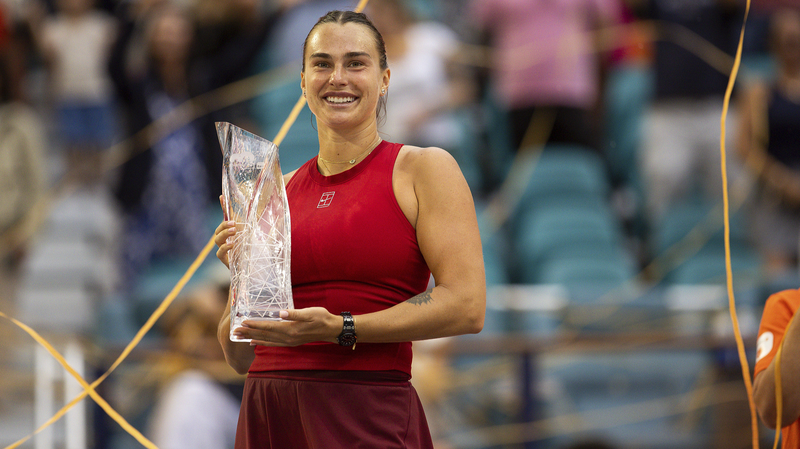 Sabalenka brille lors de son triomphe à l'Open de Miami