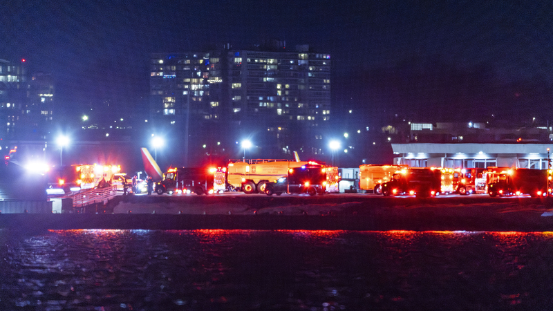 Collision tragique : Crash entre un avion et un hélicoptère au-dessus du Potomac