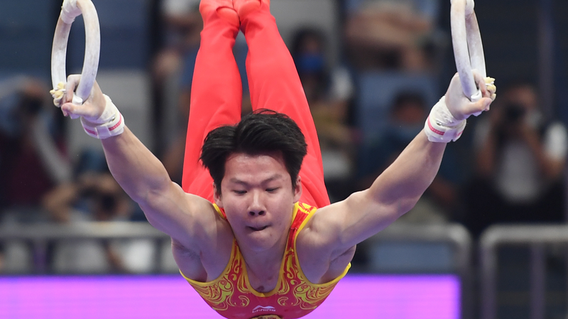 Meng Zhiwei brille avec l’argent à la Coupe du monde de gymnastique Meng Zhiwei brille avec l'argent à la Coupe du monde de gymnastique