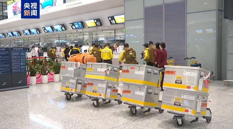 Équipe de sauvetage Ramunion rejoint les secours après le séisme au Myanmar et en Thaïlande