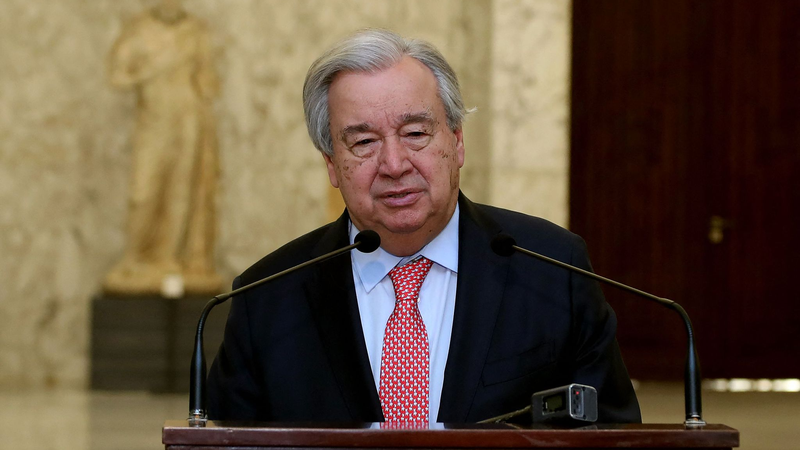 Le chef de l’ONU exhorte les États-Unis à exempter l’aide humanitaire essentielle Le chef de l'ONU exhorte les États-Unis à exempter l'aide humanitaire essentielle