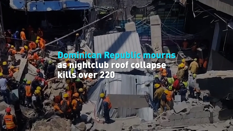La République dominicaine pleure la tragédie d’un nightclub : 221 vies perdues La République dominicaine pleure la tragédie d'un nightclub : 221 vies perdues video poster