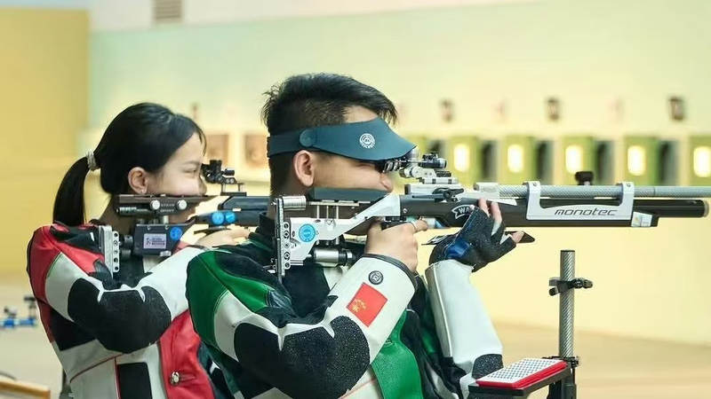 Wang et Song remportent l’or en équipe mixte à la Coupe du Monde ISSF Wang et Song remportent l'or en équipe mixte à la Coupe du Monde ISSF