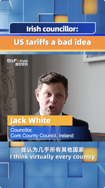 Le conseiller irlandais : Les tarifs américains menacent le commerce mondial Le conseiller irlandais : Les tarifs américains menacent le commerce mondial video poster