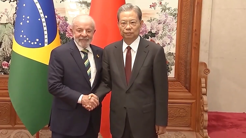 Le principal législateur chinois et le président du Brésil renforcent leurs liens à Pékin Le principal législateur chinois et le président du Brésil renforcent leurs liens à Pékin