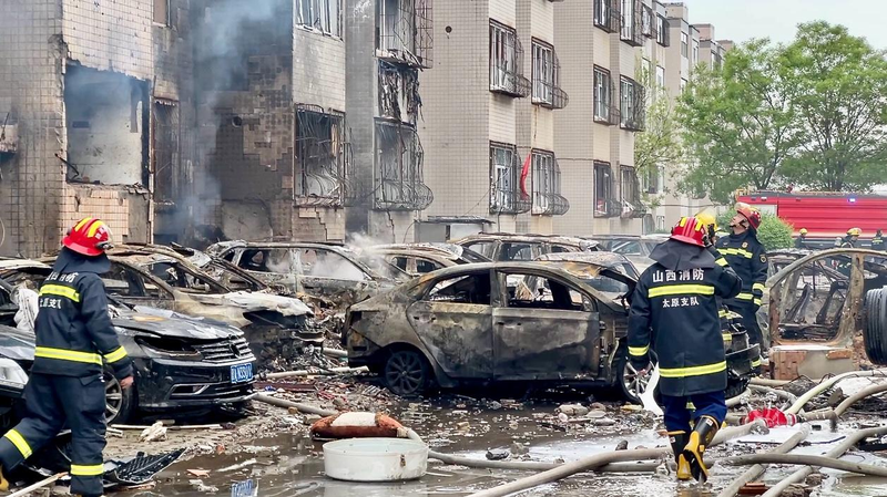 Explosion dans le complexe Taiyuan : 1 mort, 21 blessés, 2 disparus Explosion dans le complexe Taiyuan : 1 mort, 21 blessés, 2 disparus video poster