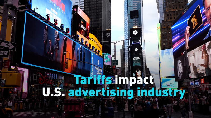 Les tarifs menacent la saison de pointe de l’industrie publicitaire aux États-Unis Les tarifs menacent la saison de pointe de l'industrie publicitaire aux États-Unis video poster