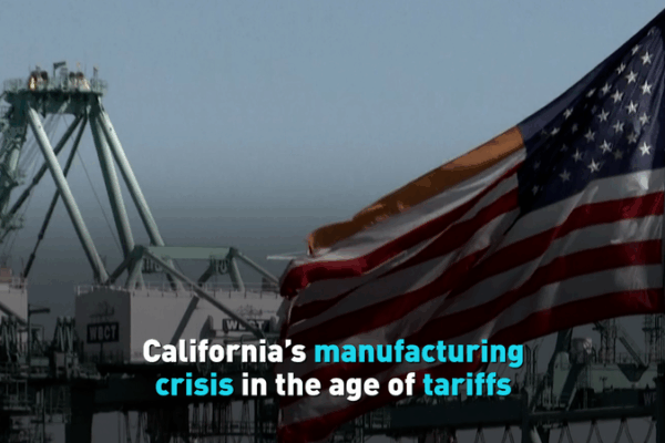 Crise de la fabrication en Californie face à de nouveaux tarifs Crise de la fabrication en Californie face à de nouveaux tarifs video poster