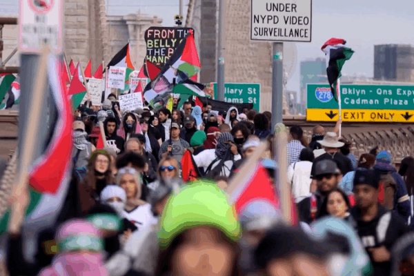 NYC Marche Commémore le 77e Anniversaire de la Nakba NYC Marche Commémore le 77e Anniversaire de la Nakba video poster