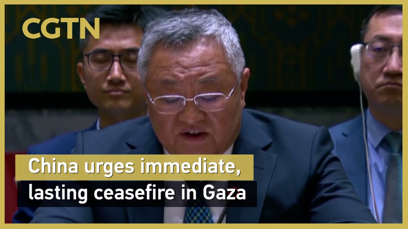 La Chine exige un cessez-le-feu urgent à Gaza à l’ONU La Chine exige un cessez-le-feu urgent à Gaza à l'ONU video poster