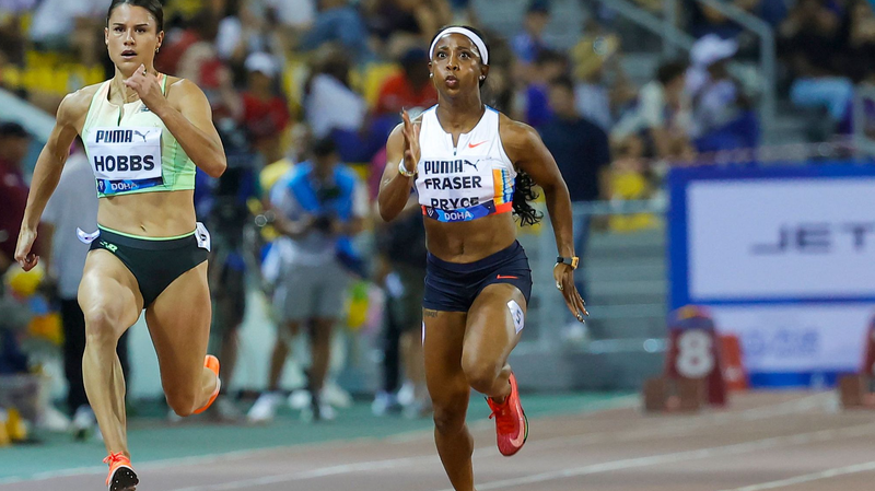 Tia Clayton, 20 ans, éblouit lors du 100m à Doha Tia Clayton, 20 ans, éblouit lors du 100m à Doha