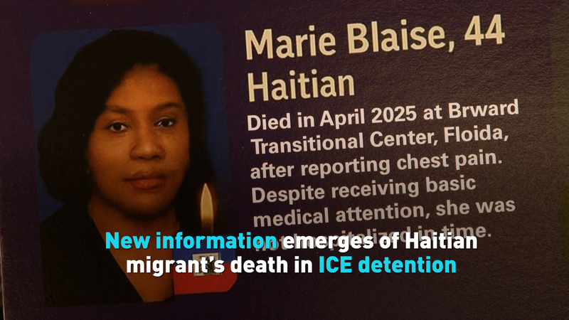 La mort d’une migrante haïtienne suscite des questions sur la détention aux États-Unis La mort d’une migrante haïtienne suscite des questions sur la détention aux États-Unis video poster