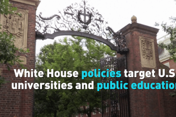 Le plan budgétaire de Trump propose des réductions de plus d’un milliard de dollars pour l’éducation Le plan budgétaire de Trump propose des réductions de plus d'un milliard de dollars pour l'éducation video poster