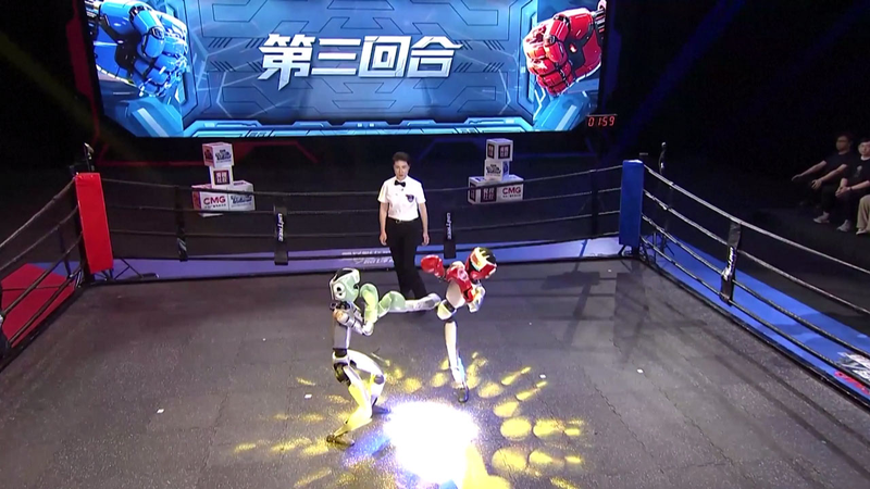 Mech Combat Arena : Premier combat de robots humanoïdes au monde à Hangzhou Mech Combat Arena : Premier combat de robots humanoïdes au monde à Hangzhou