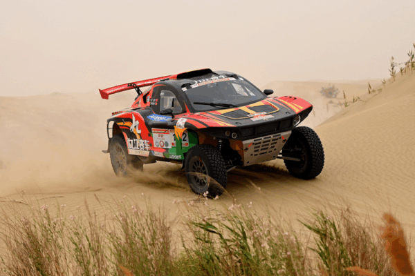 Confrontation dans le désert : la 8e étape du rallye Taklimakan pousse les pilotes à leurs limites Confrontation dans le désert : la 8e étape du rallye Taklimakan pousse les pilotes à leurs limites video poster