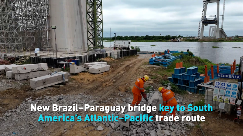 Un nouveau pont Brésil–Paraguay pour relancer le commerce Atlantique–Pacifique Un nouveau pont Brésil–Paraguay pour relancer le commerce Atlantique–Pacifique video poster