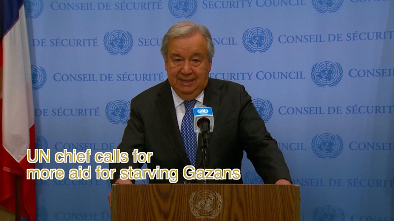 L'ONU exhorte à une livraison sécurisée de l'aide alors que les Gazaouis font face à de graves pénuries video poster