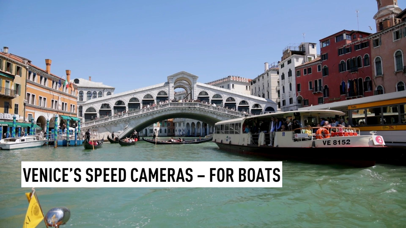 Venise déploie des caméras de vitesse pour bateaux afin de protéger les canaux et le patrimoine video poster