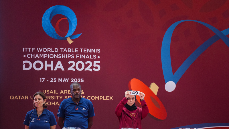 Les finales mondiales de tennis de table dévoilées à Doha Les finales mondiales de tennis de table dévoilées à Doha