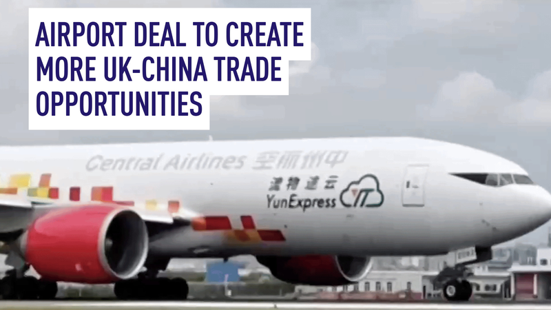 Aéroport des East Midlands : établir de nouveaux liens de fret avec la Chine continentale Aéroport des East Midlands : établir de nouveaux liens de fret avec la Chine continentale video poster