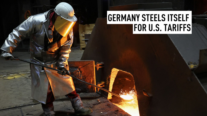 Les États-Unis doublent les tarifs sur l'acier et l'aluminium allemands video poster