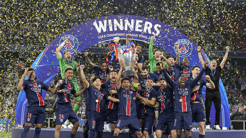 Le PSG remporte sa première Ligue des champions avec une victoire 5-0 contre l’Inter Milan Le PSG remporte sa première Ligue des champions avec une victoire 5-0 contre l'Inter Milan