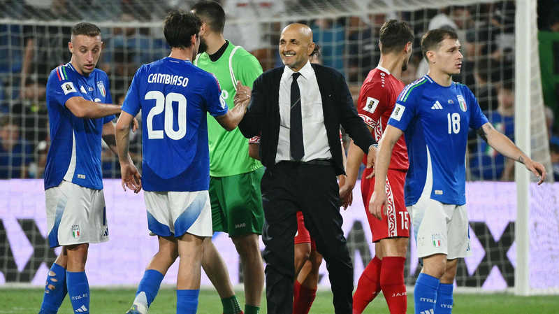 Adieu à Spalletti : l’Italie bat la Moldavie 2-0 mais les espoirs de Coupe du Monde restent en suspens Adieu à Spalletti : l’Italie bat la Moldavie 2-0 mais les espoirs de Coupe du Monde restent en suspens