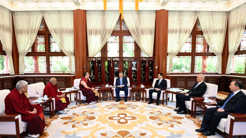 Xi Jinping rencontre Panchen Rinpoche, appelle à l’unité au Xizang Xi Jinping rencontre Panchen Rinpoche, appelle à l'unité au Xizang video poster