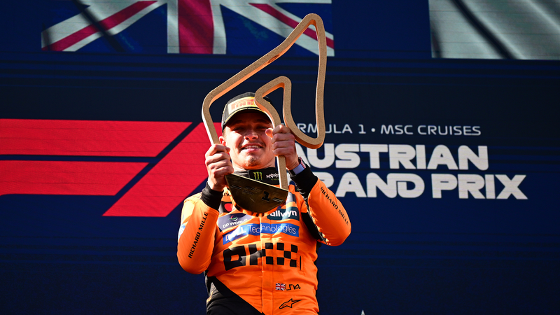 Norris résiste à Piastri pour remporter le GP d’Autriche Norris résiste à Piastri pour remporter le GP d'Autriche
