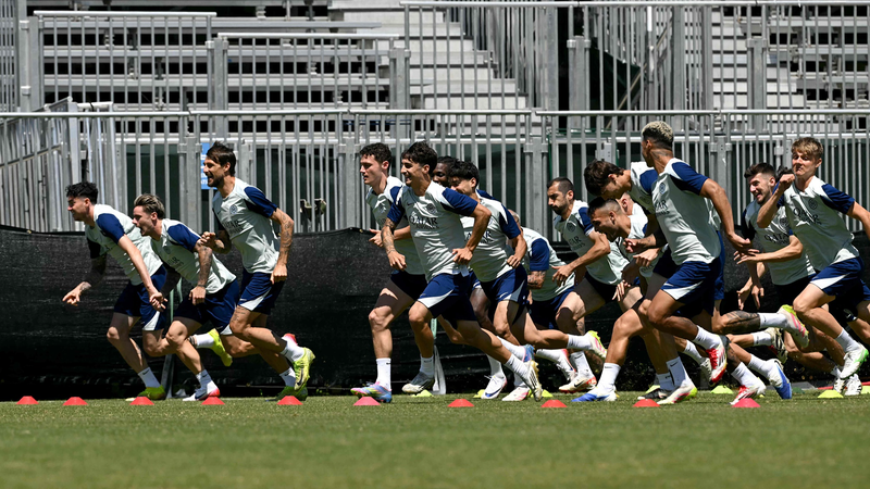 L’équipement de l’Inter Milan prêt pour l’ouverture de la Coupe du Monde des Clubs contre Monterrey L'équipement de l'Inter Milan prêt pour l'ouverture de la Coupe du Monde des Clubs contre Monterrey