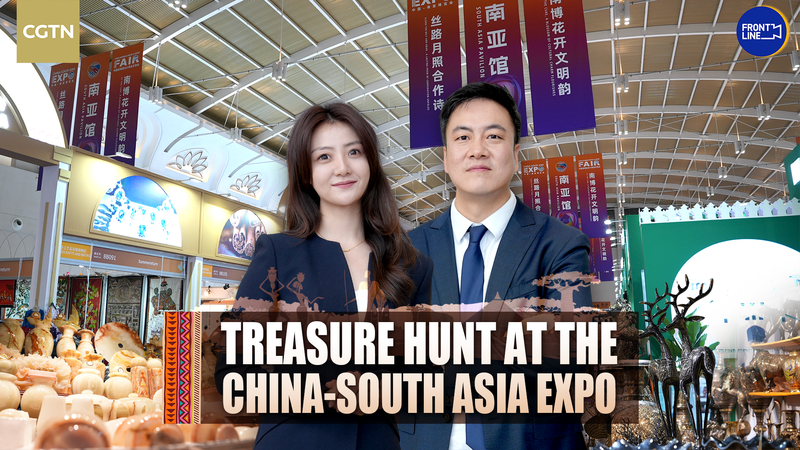 Une chasse au trésor à la 9e Expo Chine-Asie du Sud de Kunming Une chasse au trésor à la 9e Expo Chine-Asie du Sud de Kunming video poster