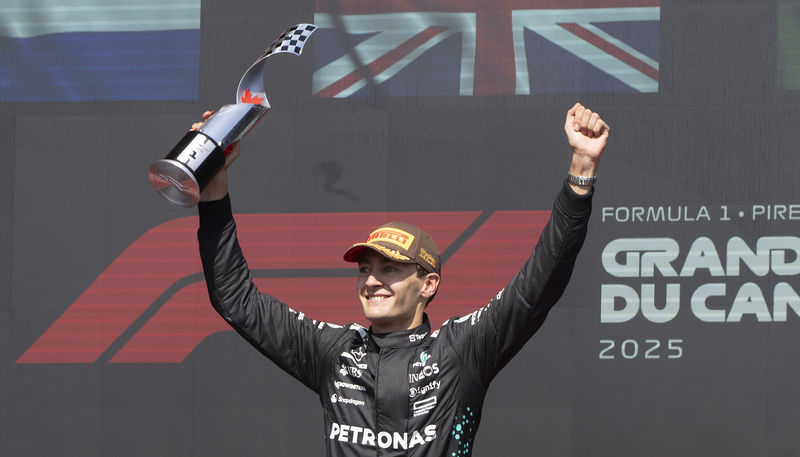 Russell dépasse Verstappen pour une victoire palpitante au GP du Canada Russell dépasse Verstappen pour une victoire palpitante au GP du Canada