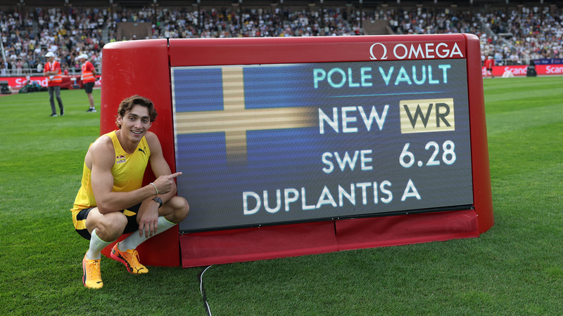 Duplantis saute à 6,28 m sur sa terre natale Duplantis saute à 6,28 m sur sa terre natale