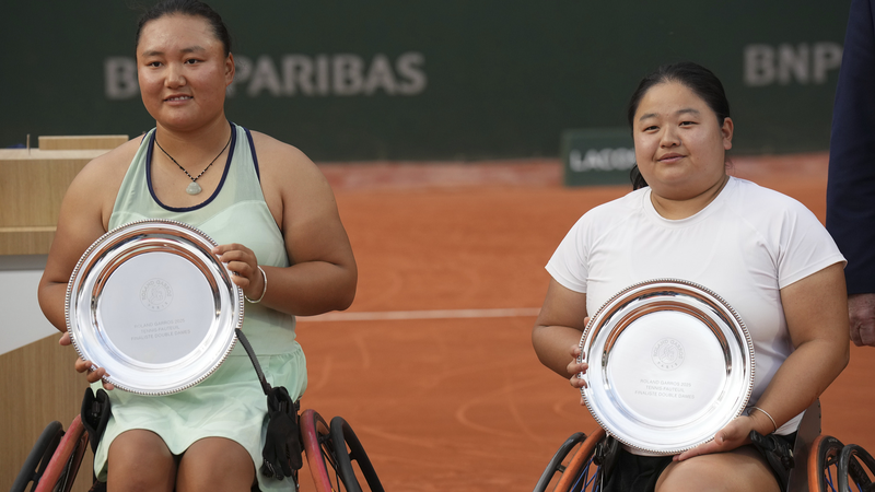 Li & Wang terminent deuxièmes à la finale en fauteuil roulant à Roland-Garros Li & Wang terminent deuxièmes à la finale en fauteuil roulant à Roland-Garros