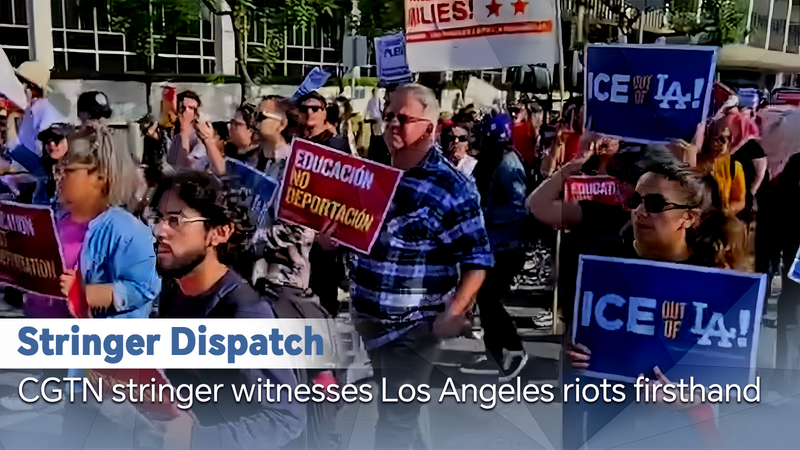 Les protestations à Los Angeles éclatent après le déploiement de la garde par Trump Les protestations à Los Angeles éclatent après le déploiement de la garde par Trump video poster