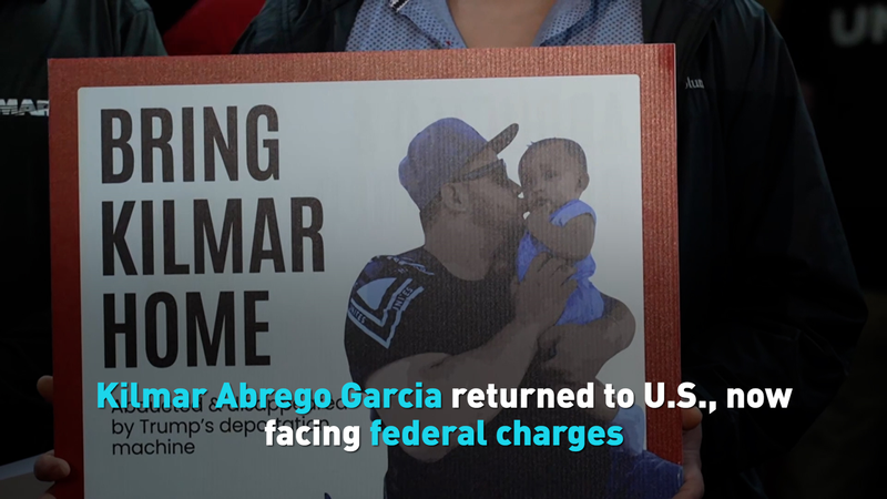 Kilmar Abrego Garcia de retour aux États-Unis, face à des accusations fédérales Kilmar Abrego Garcia de retour aux États-Unis, face à des accusations fédérales