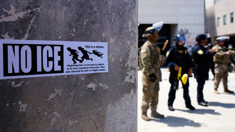 Des troupes américaines à Los Angeles peuvent détenir des manifestants, selon un responsable Des troupes américaines à Los Angeles peuvent détenir des manifestants, selon un responsable