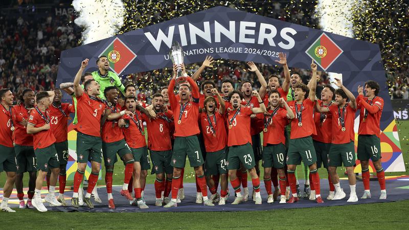 Le Portugal remporte la Ligue des Nations après une séance de tirs au but dramatique contre l’Espagne Le Portugal remporte la Ligue des Nations après une séance de tirs au but dramatique contre l'Espagne