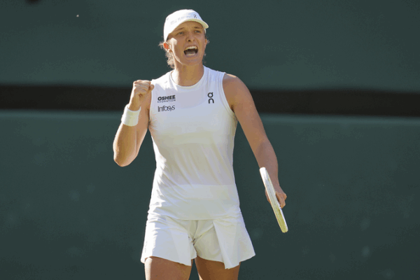 Swiatek se dirige vers sa première finale de Wimbledon avec une démonstration sur gazon Swiatek se dirige vers sa première finale de Wimbledon avec une démonstration sur gazon