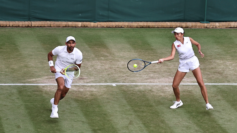 Wimbledon : Zhang Shuai brille en double mixte, éliminée en double féminin Wimbledon : Zhang Shuai brille en double mixte, éliminée en double féminin